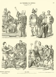 Carolingian Frank kostümleri, 8. Yüzyıl
