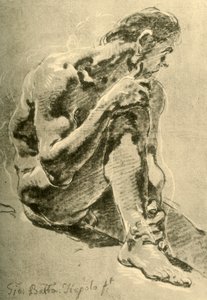 Çıplak oturan, 1715-1716, 1928