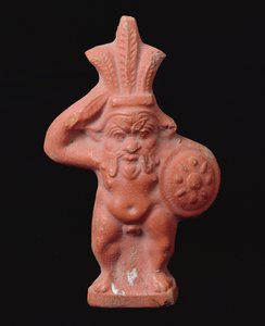 Mısır ev tanrısı Bes heykelciği