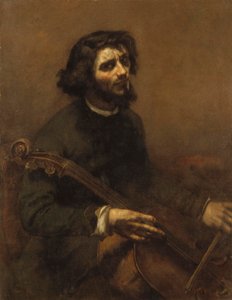 Çellist (otoportre), 1847