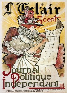 LEclair: Politik Dergi Bağımsız Afişi, 1897