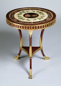 Ayaklı masa, 1804-14 (yaldızlı ahşap)