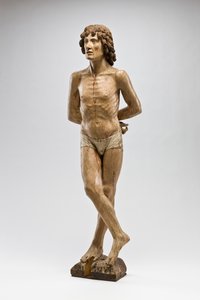 Aziz Sebastian, c.1500 (polikrom ahşap)