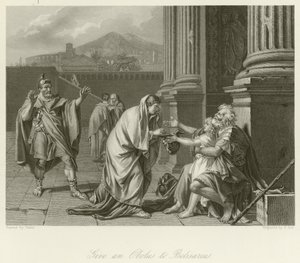 Belisarius sadaka için yalvarıyor