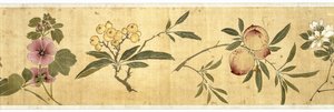 One Hundred Flowers, 1929 (colour on silk)