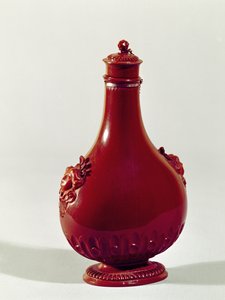Hacı şişesi, Meissen, c.1710 kırmızı seramik