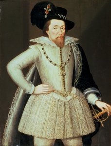James I, yarım boy portre