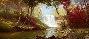 JJM, Bierstadt-A'yı yeniden yaratıyor: Minnehaha Falls