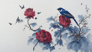 mürekkeple boyama: blue_01'de ŞAKAYIK