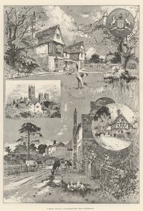 Bir Model Köy, Patricksbourne, Canterbury yakınlarında