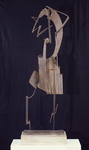 Saçını Düzenleyen Kadın, 1929-30 (metal)