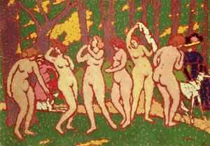 Parkta Çıplaklar, 1910