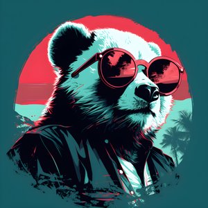 Gözlüklü panda 1