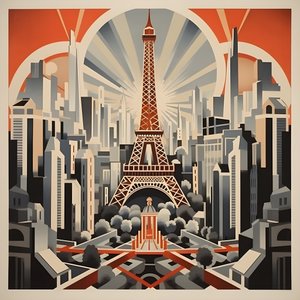 Reklam afişi, Paris, Fransa 2