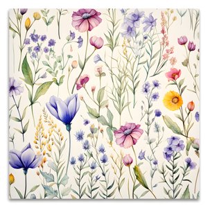aquarell boho çiçek kır çiçekleri 4