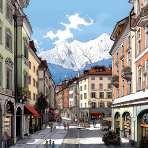 Innsbruck, çizgi film 1