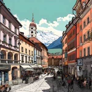 Innsbruck, çizgi film 3