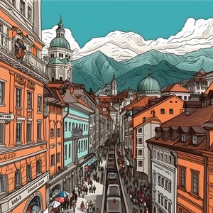 Innsbruck, çizgi film 4