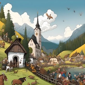 Avusturya, karikatür 1