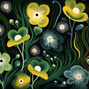 çağdaş soyut şekiller Marimekko 1