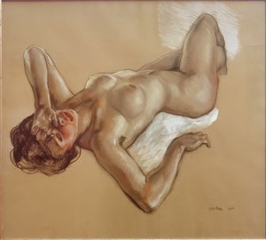 uzanmış çıplak (alissa)