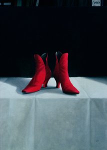 Red Boots, 1995 (gemide akrilik)