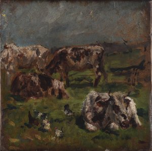 İnekler ve tavuklar, 1880 dolayları