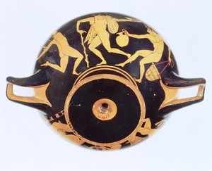 Attic Kırmızı figürlü kylix, MÖ 500-480 (seramik)