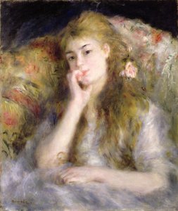 Oturan Genç Kadın, 1876-77 dolayları
