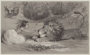 Una ve Aslan (aquatint)