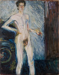 Paletli Çıplak Otoportre, 1908