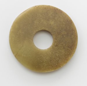 Ritüel diski (bi) (yeşim)
