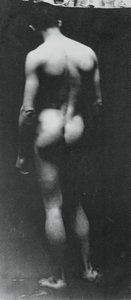 Ayakta Çıplak Samuel Murray, c. 1890-1892.