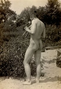 Thomas eakins bir Aulos oynarken, 1889