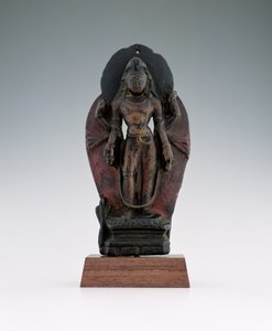 Jatamukuta Lokesvara, 11.-12. yüzyıl (ahşap ve pigment)