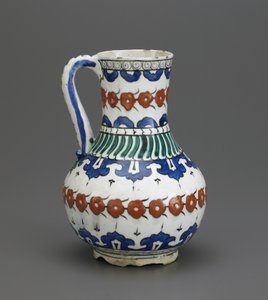 Sürahi, İznik, Osmanlı hanedanı, 16-17. yüzyıl (seramik)