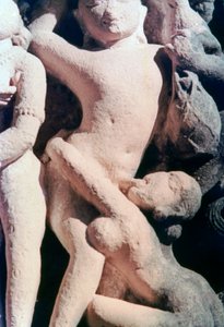 Erotik Heykel, Khajuraho, Hindistan. c950-1050. 20. yüzyıl