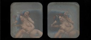 [İki Çıplak Kadının Stereografik Görünümü], 1840