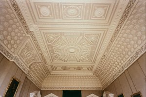 Salon tavanı, Claydon House, Buckinghamshire, c.1768