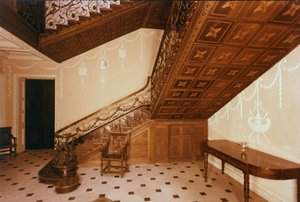Merdiven, Claydon House, Buckinghamshire, 18. yüzyılın ortaları