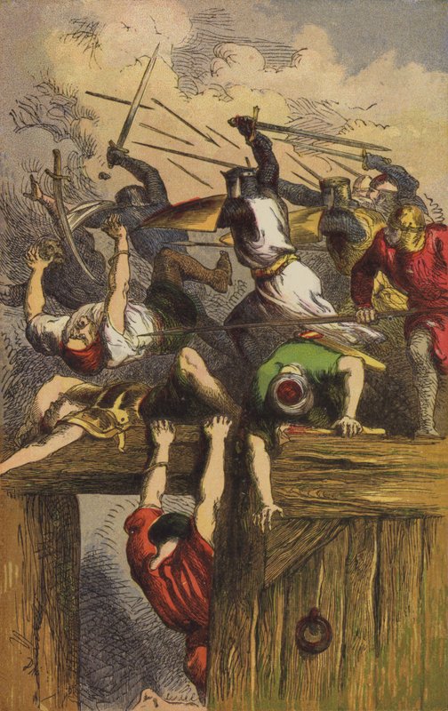 Kudüs Kuşatması, Godfrey of Bouillon by English School