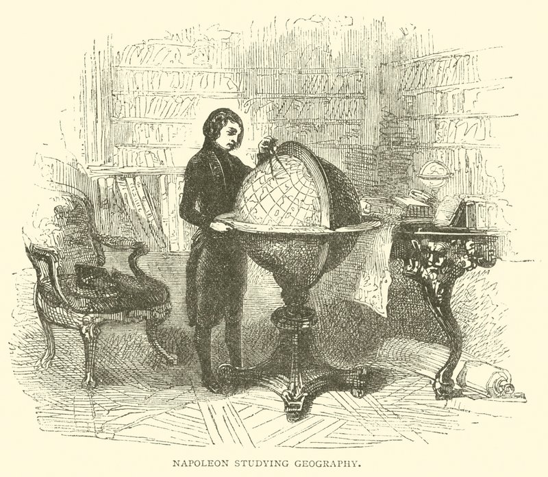 Napolyon coğrafya okuyor by French School
