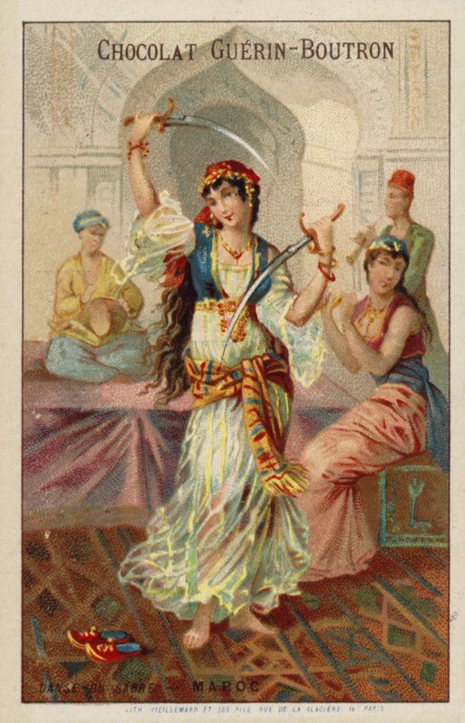 Kılıç dansı, Fas by French School