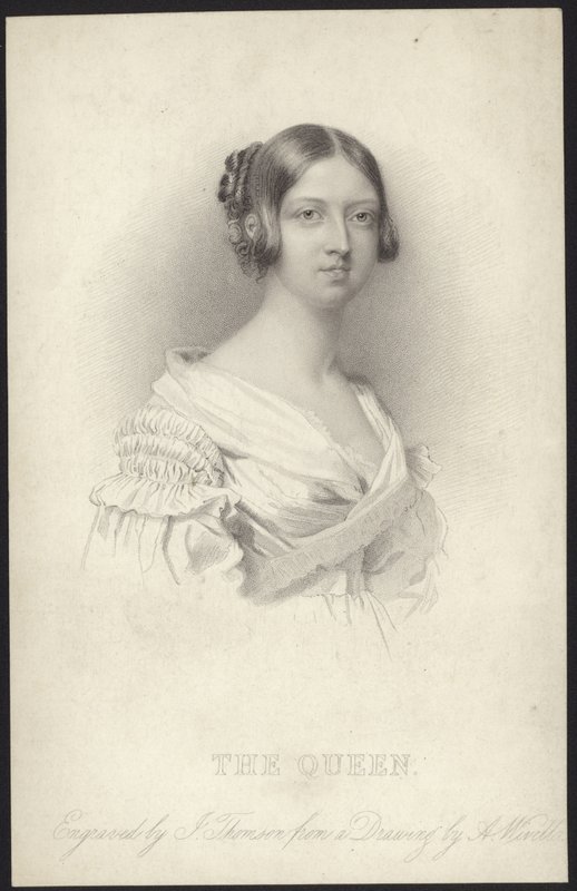 Kraliçe Victoria'nın Portresi by Abraham Wivell
