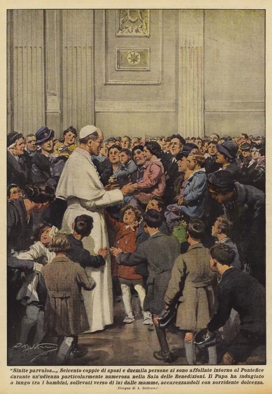 küçükleri bırak by Achille Beltrame