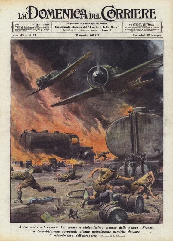 Düşmandan üç metre yukarıda by Achille Beltrame