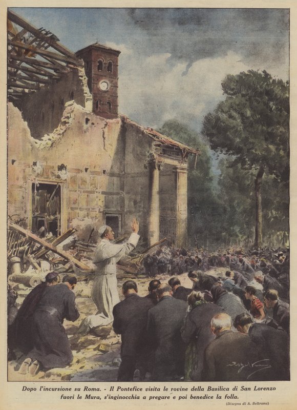 Roma baskınından sonra by Achille Beltrame