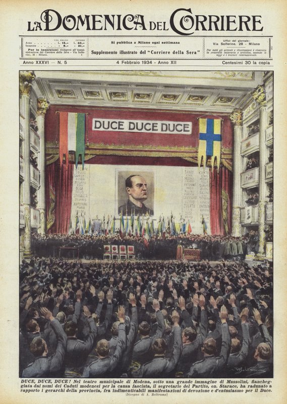 Duce, Duce, Duce! by Achille Beltrame