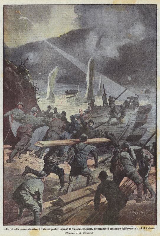 Yeni taarruzun kahramanları by Achille Beltrame