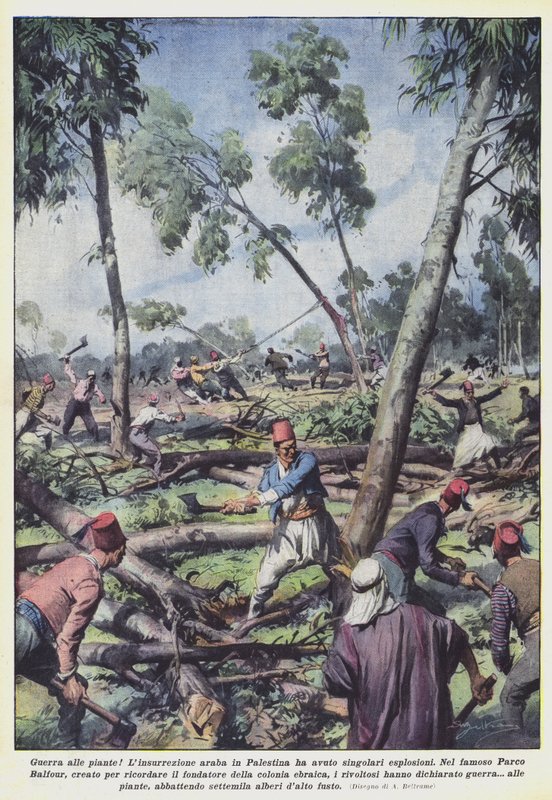 Bitkilere savaş! by Achille Beltrame